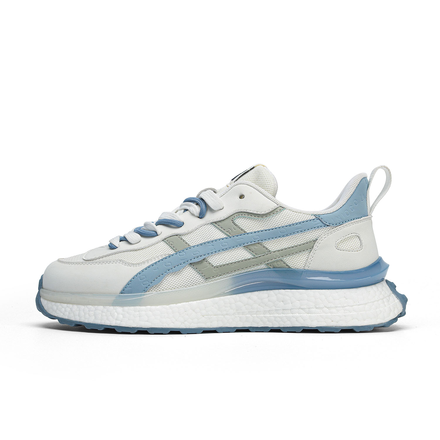 

Yamid Мужские повседневные низкие кеды с амортизацией, противоскользящей подошвой и дышащим верхом - бежево-голубые, цвет Beige Blue