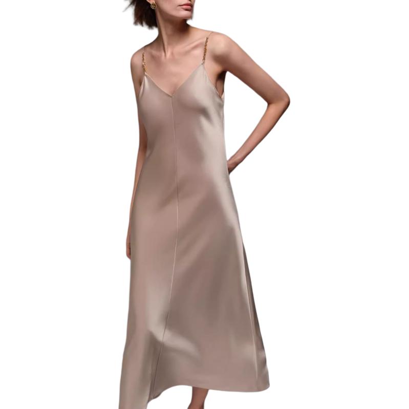 

Платье-комбинация KARL LAGERFELD SS25 KARL LAGERFELD / Karl Lagerfeld Jeans, золотой