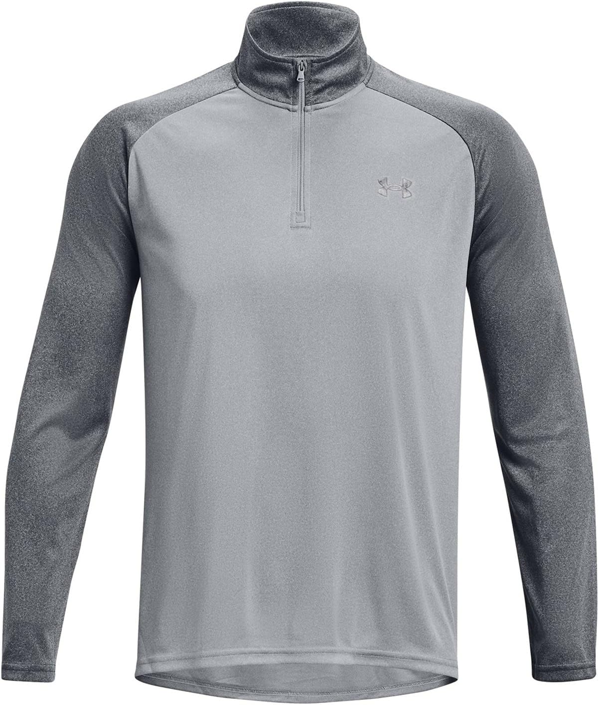 

Толстовка Under Armour Men's Velocity 2.0 1/4 Zip, (036) Steel Light Heather/Pitch Gray Light Heather/Pitch Gray
