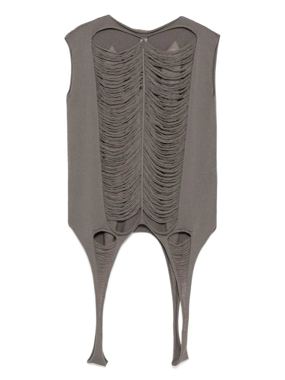

Топ без рукавов Rick Owens, серый