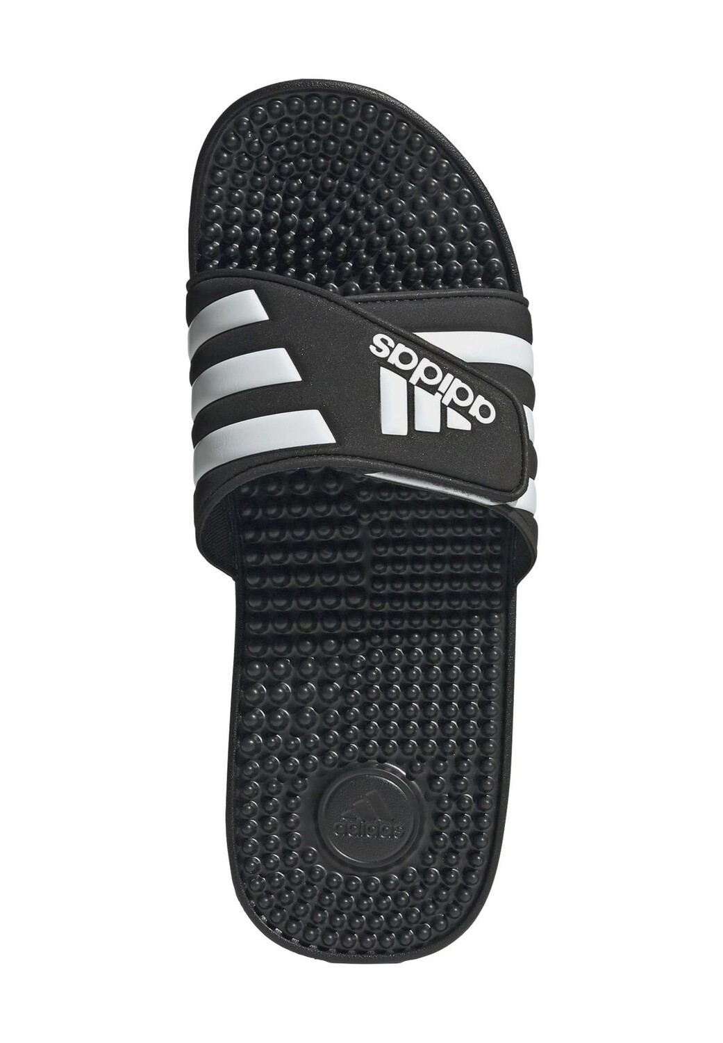 Сандалии для купания Adissage, с функцией массажа, регулируемые, мужские adidas, цвет Core Black — фото 2