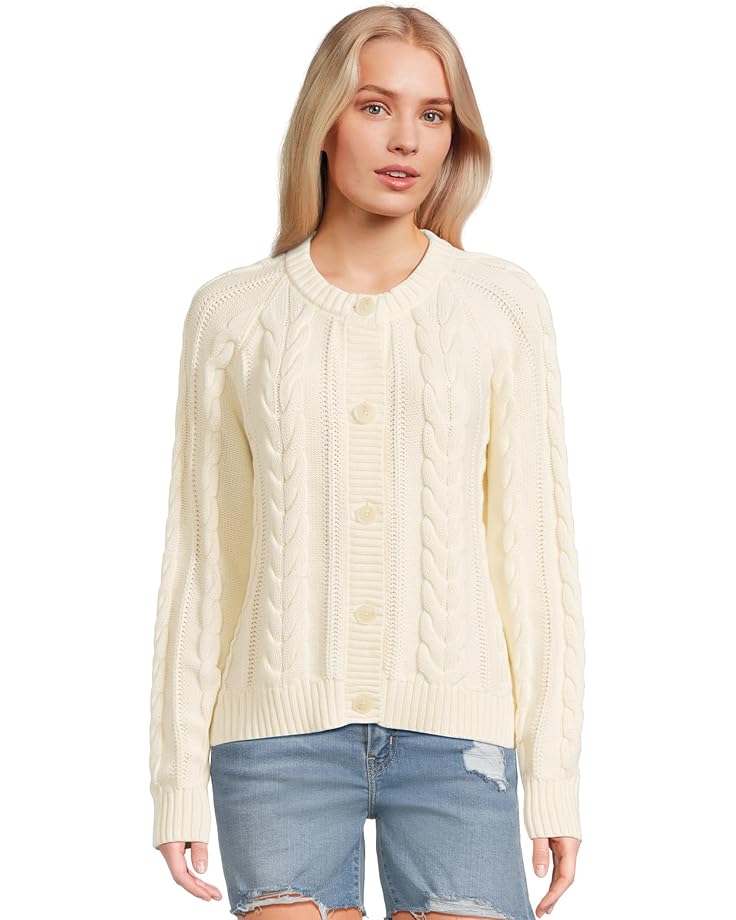 

Свитер Pendleton Cotton Cable Cardigan, экрю