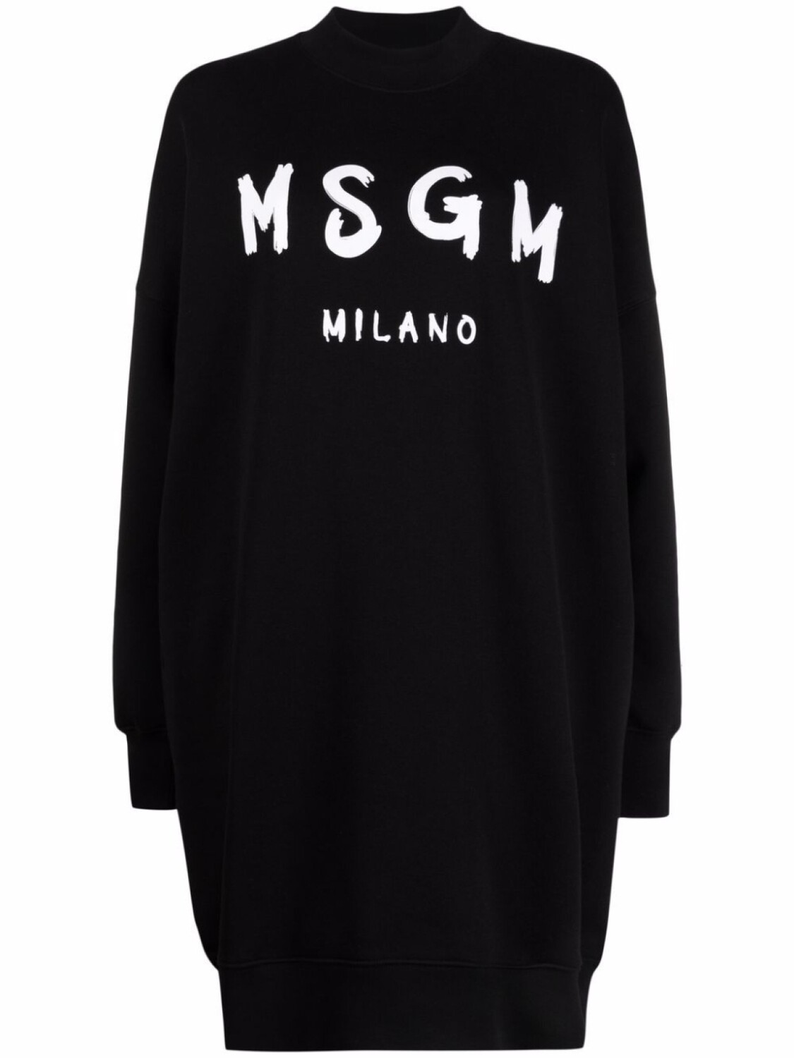 

MSGM платье-толстовка с логотипом, черный