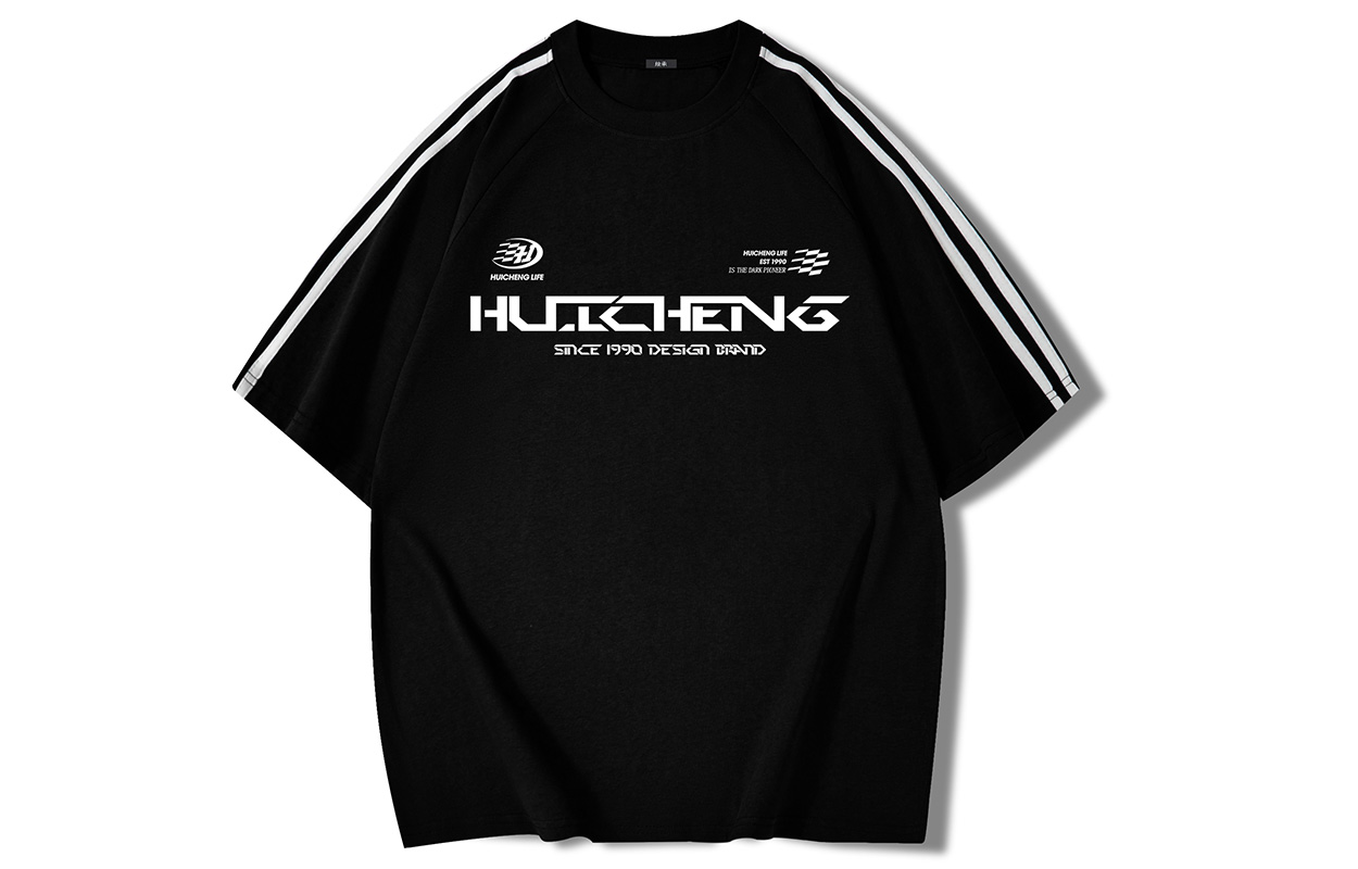 

Футболка унисекс HCHUICHENG, Black Full Tie Rods