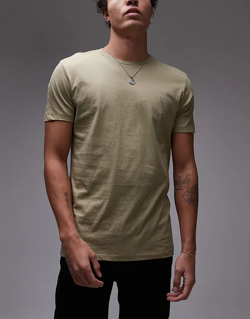 

Футболки AllSaints Tonic Crew, комплект из 3 штук, белого, коричневого и зеленого цветов