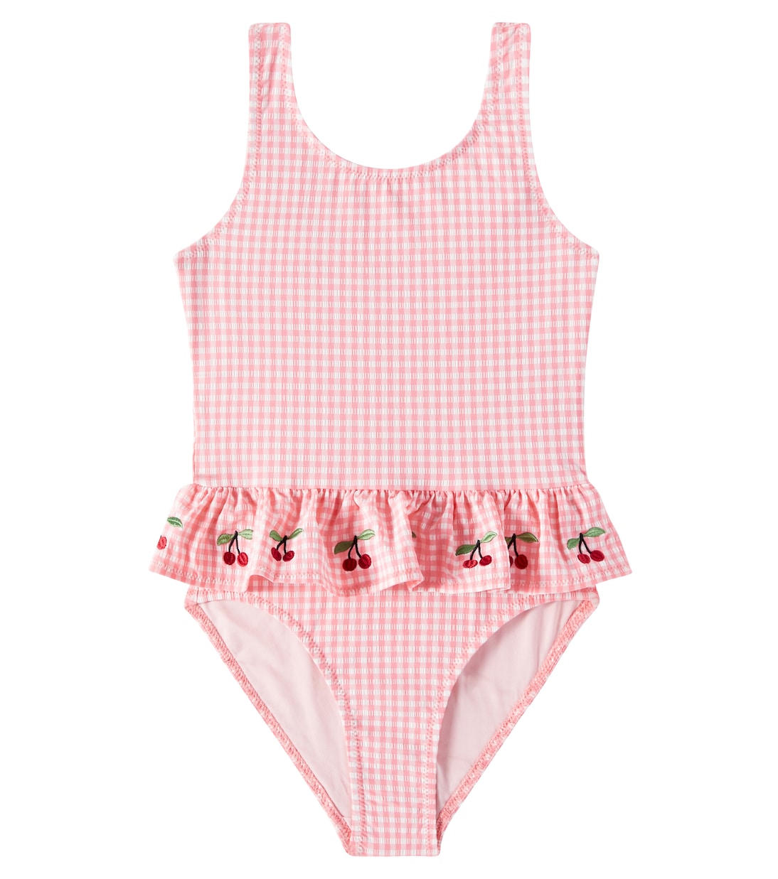

Купальник Soline с вышивкой в клетку Konges Sløjd, Geranium Pink