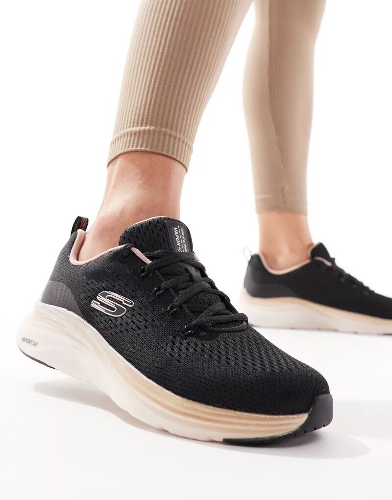

Кроссовки из пеноматериала Skechers Vapor, черные с полуночным мерцанием, Черный, Кроссовки из пеноматериала Skechers Vapor, черные с полуночным мерцанием