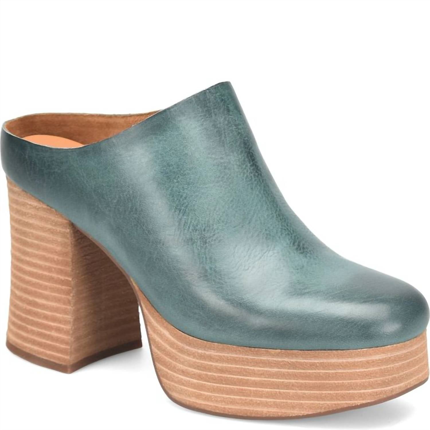 Женские мюли Veronica в цвете морской волны Sofft, Teal