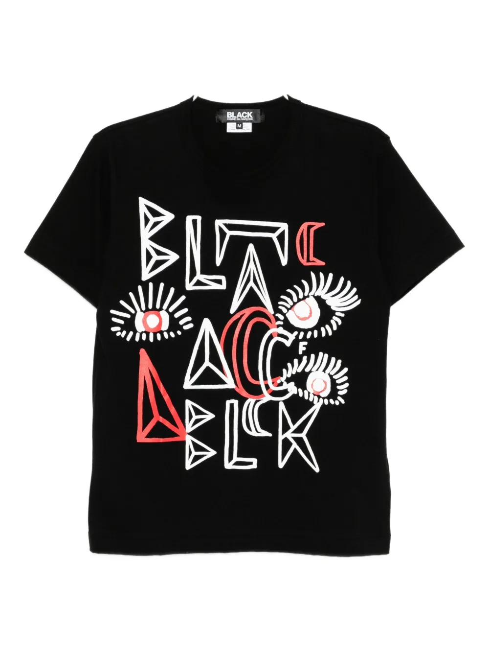

Футболка с графичным принтом Black Comme Des Garçons, черный