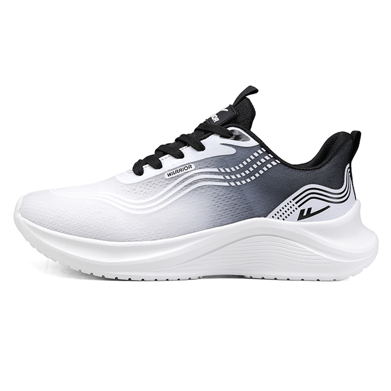 

WARRIOR Мужские беговые кроссовки низкие белые черные, цвет White Black