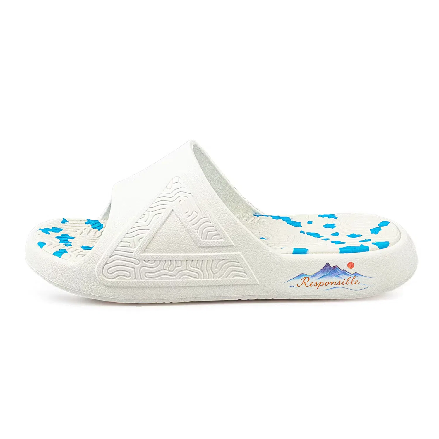 Пляжные сланцы PEAK Tai Ji3.0 Carry The Mission Ultra-Light White Blue