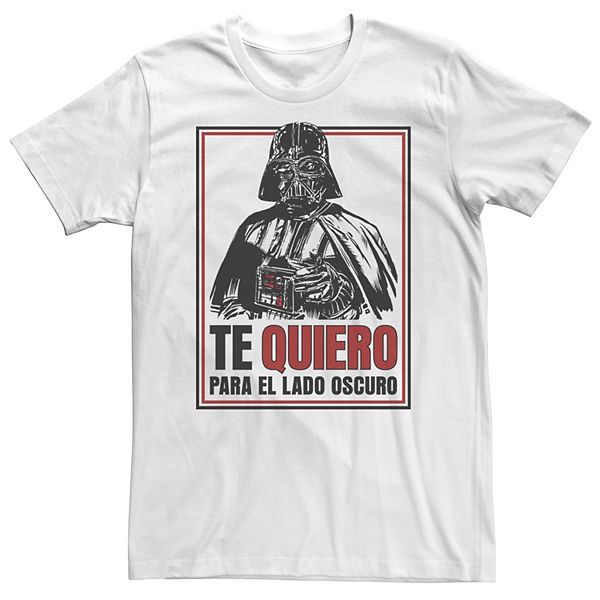 

Футболка Big & Tall Star Wars Te Quiero Love from the Dark Side Licensed Character