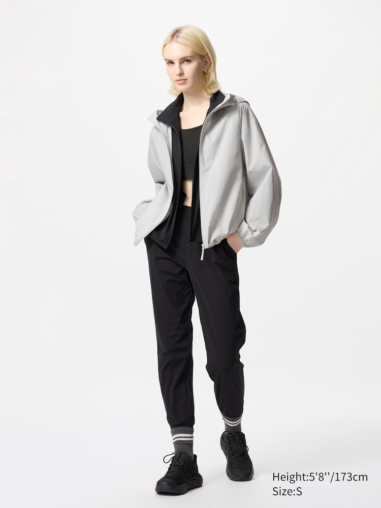 Ветровка с защитой от ультрафиолета Uniqlo женская, 02 ветло-серый — фото 2