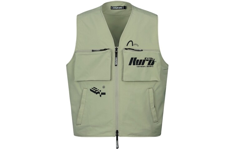 

Жилет мужской зеленый Evisu, зеленый