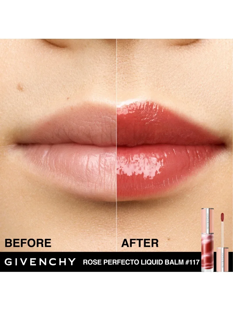 Блеск для губ Жидкий аромат Rose Perfect Givenchy Beauty, Chill Brown — фото 4
