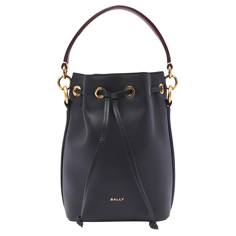 

Сумка-ведро с принтом логотипа и шнурком BALLY