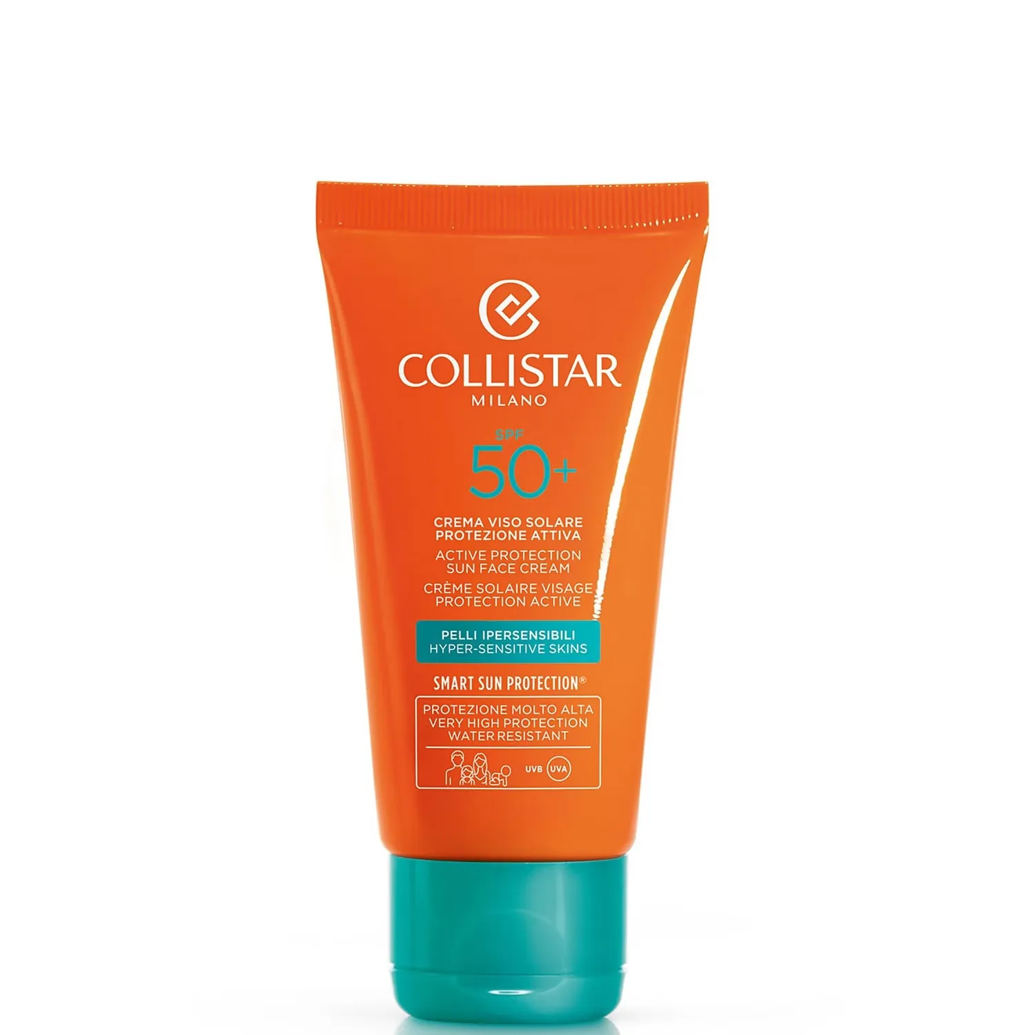 

Активная защита Солнцезащитный крем для лица SPF 50+ 50 мл Collistar