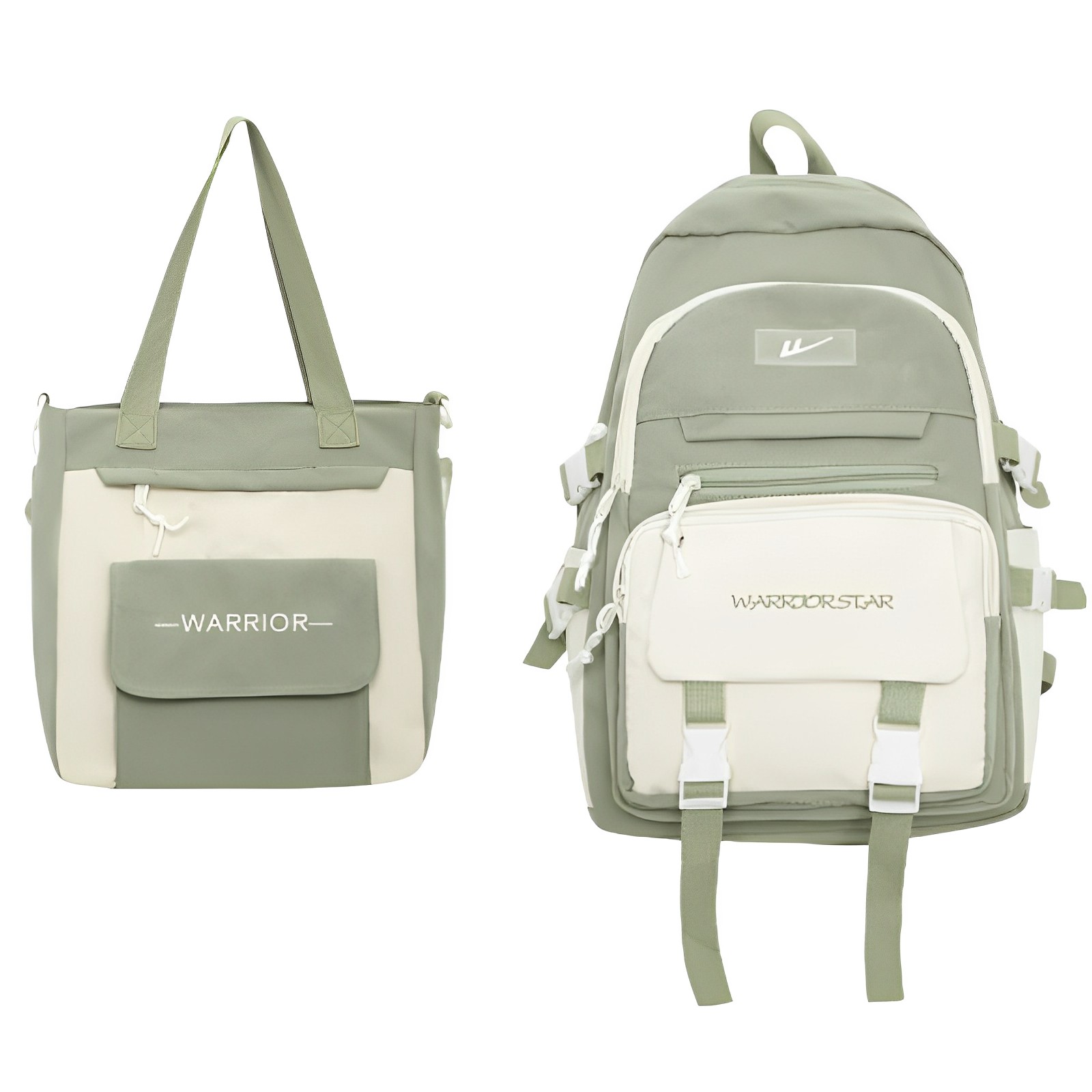 

Рюкзак Warrior из нейлона Мультиколор, Светло-зеленый