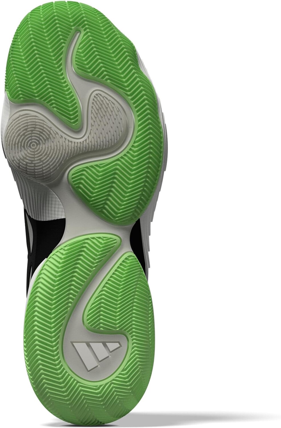 Кроссовки adidas Trae Unlimited 2, цвет Cloud White/Green Spark/Off-White — фото 3