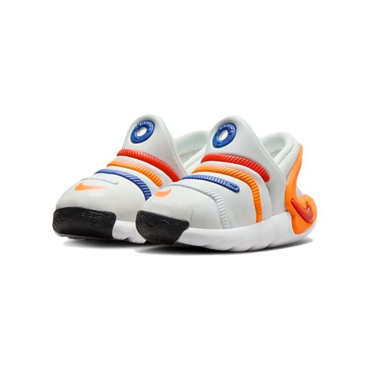Кроссовки Nike Toddler Shoes TD Low-top White/Orange/Blue, цвет Mountain Peak White, Dutch Orange, Cosmic Blue Team Orange — фото 3