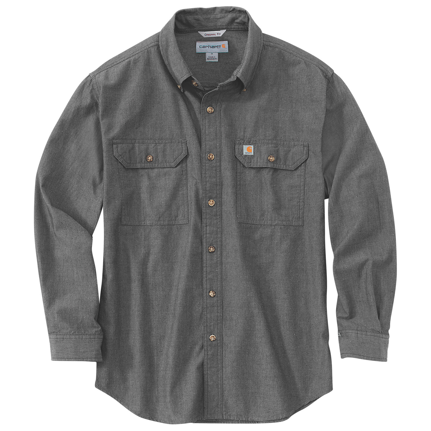 

Рубашка Carhartt Loose Chambray L/S Shirt, цвет Black Chambray