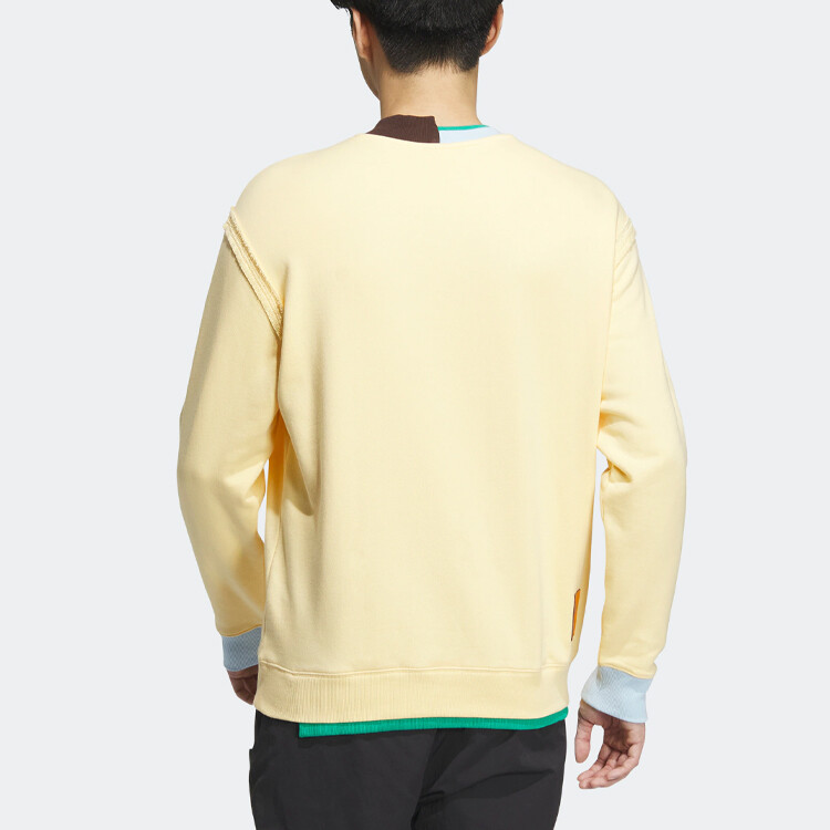 Свитшот Melting Sadness X Melting Sadness унисекс бледно-желтый Adidas Originals, светло-желтый — фото 3