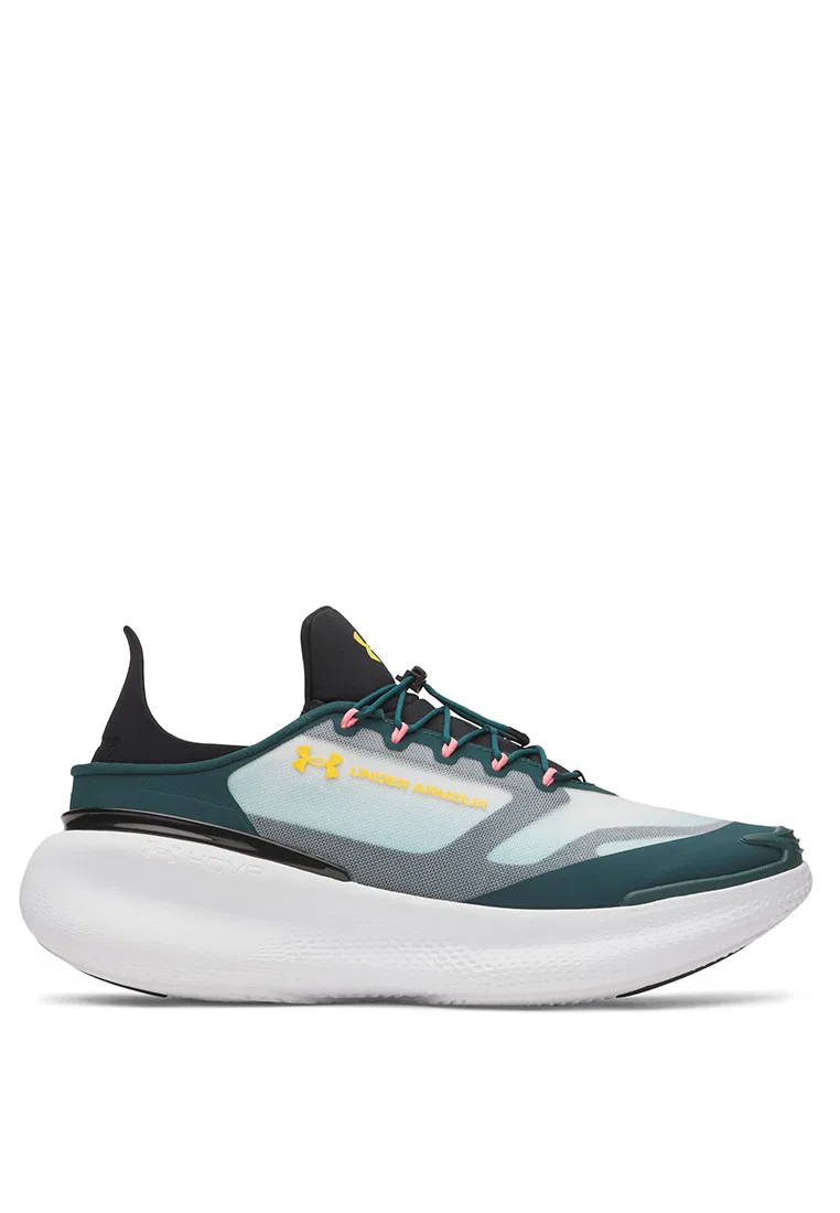 Кроссовки спортивные мужские SlipSpeed, Nova Under Armour, белый/зеленый/золотой
