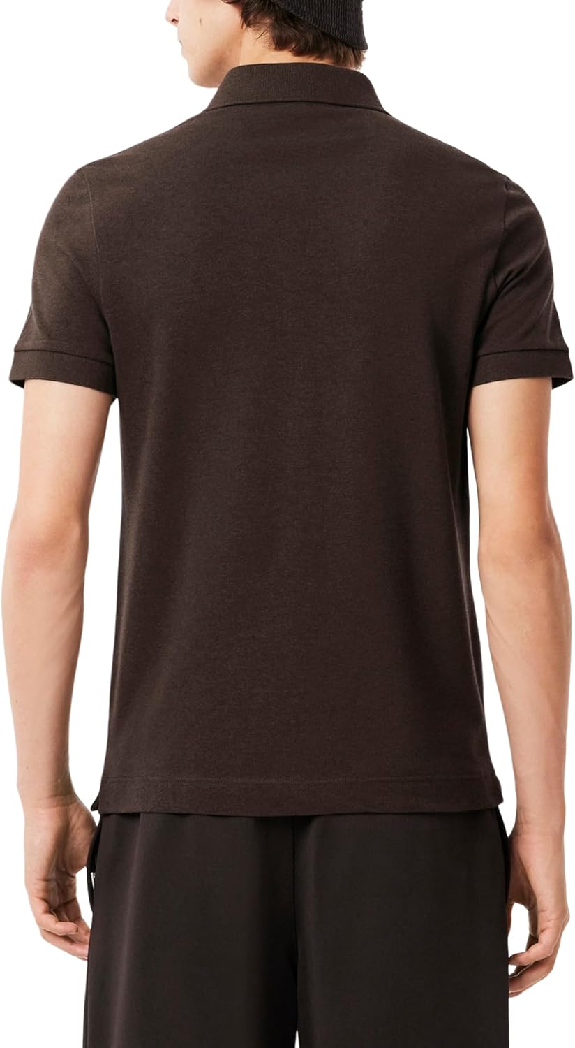 Футболка поло Lacoste Paris Stretch pique мужская, классическая, Tanin Chine — фото 3