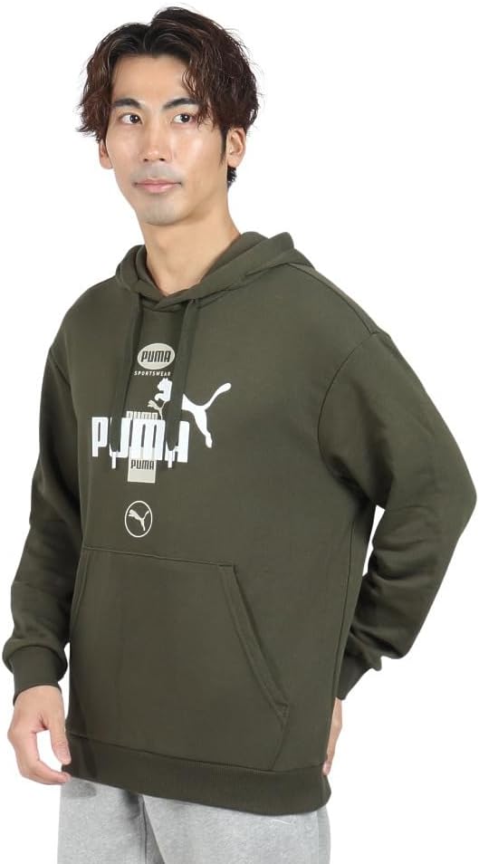 

Мужская толстовка PUMA POWER Graphic Hoodie TR 684136 - повседневная спортивная толстовка, темно-оливковый, Зеленый, Мужская толстовка PUMA POWER Graphic Hoodie TR 684136 - повседневная спортивная толстовка, темно-оливковый