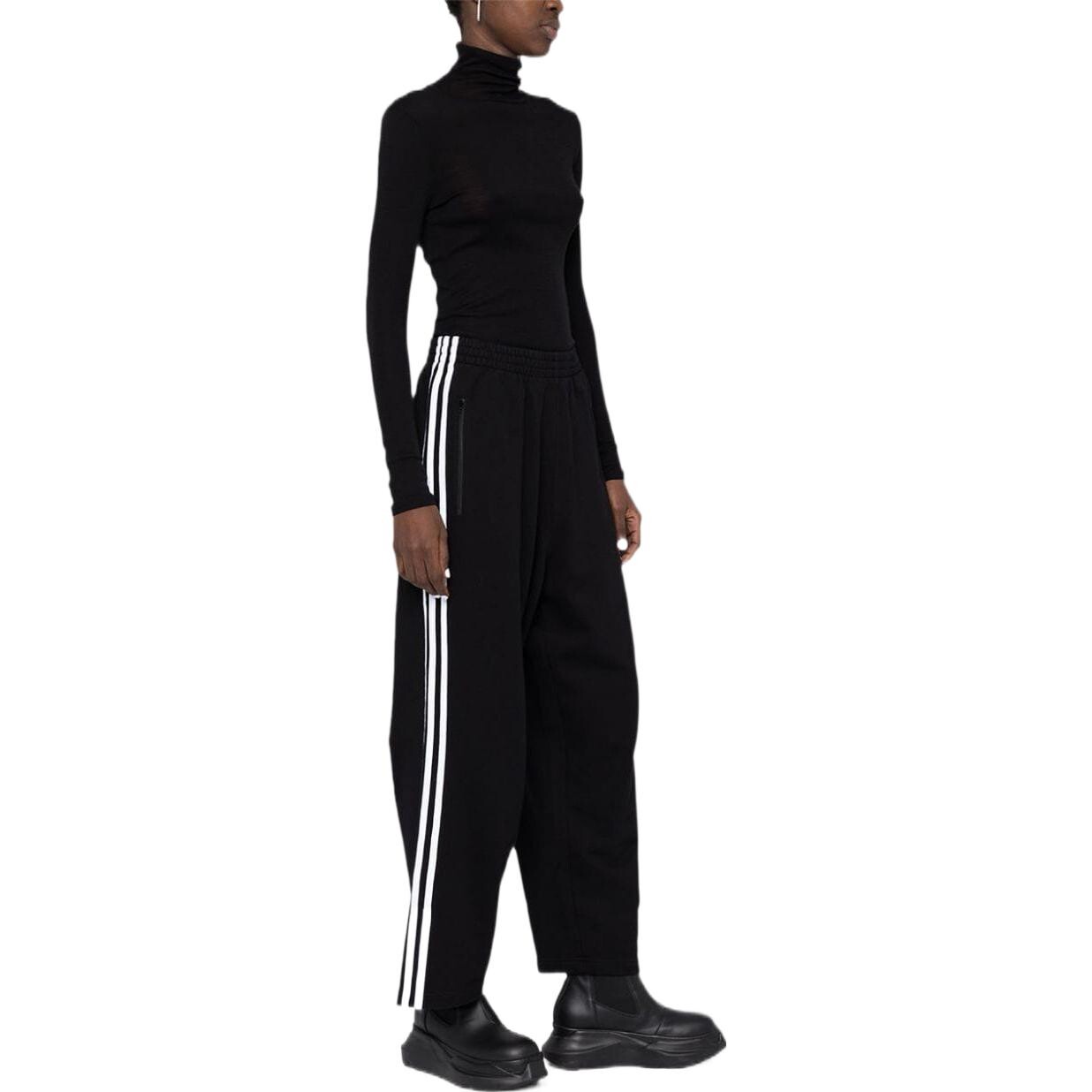 Штаны спортивные Adidas x Balenciaga женские, черный / белый — фото 4