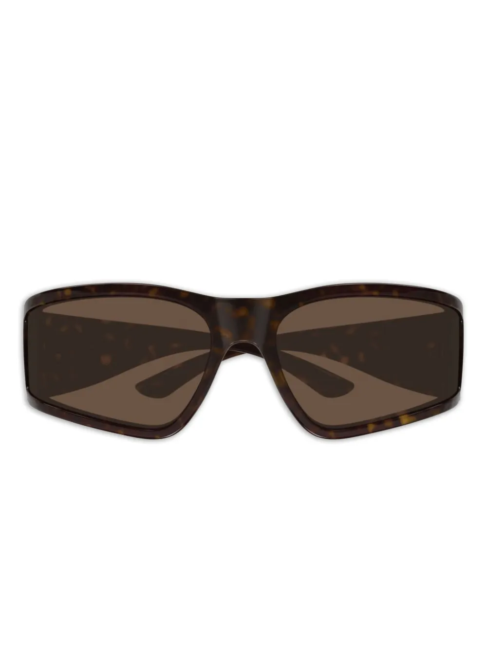

Солнцезащитные очки в прямоугольной оправе с логотипом Balenciaga, коричневый
