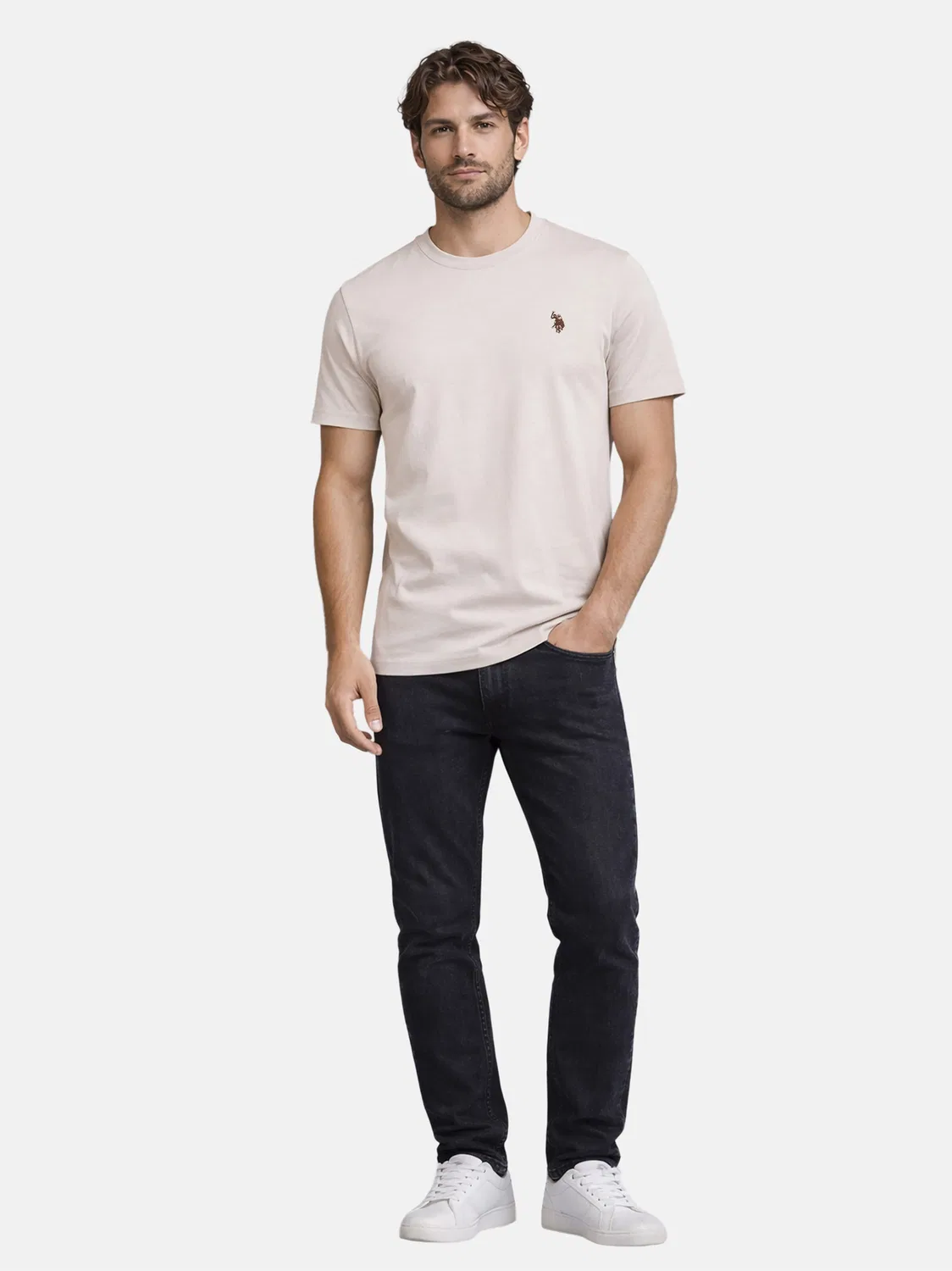 Футболка U.S. Polo Assn., Sand — фото 4