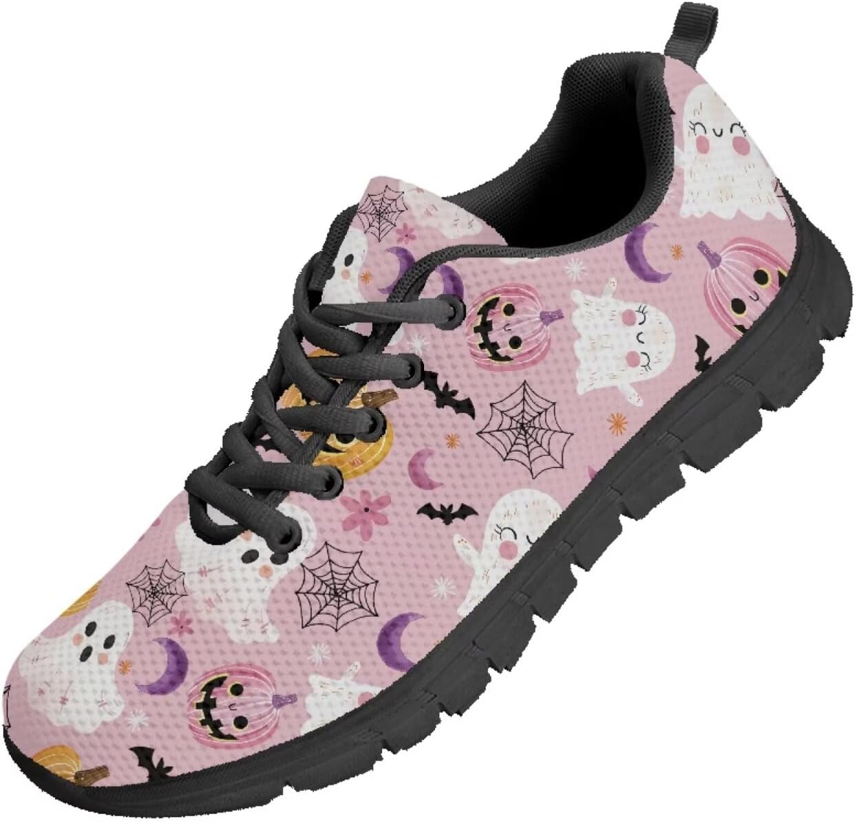 

Мужские кроссовки Funnydude Funny Print для бега, осенние удобные легкие кроссовки для тренировок, Cute Ghost