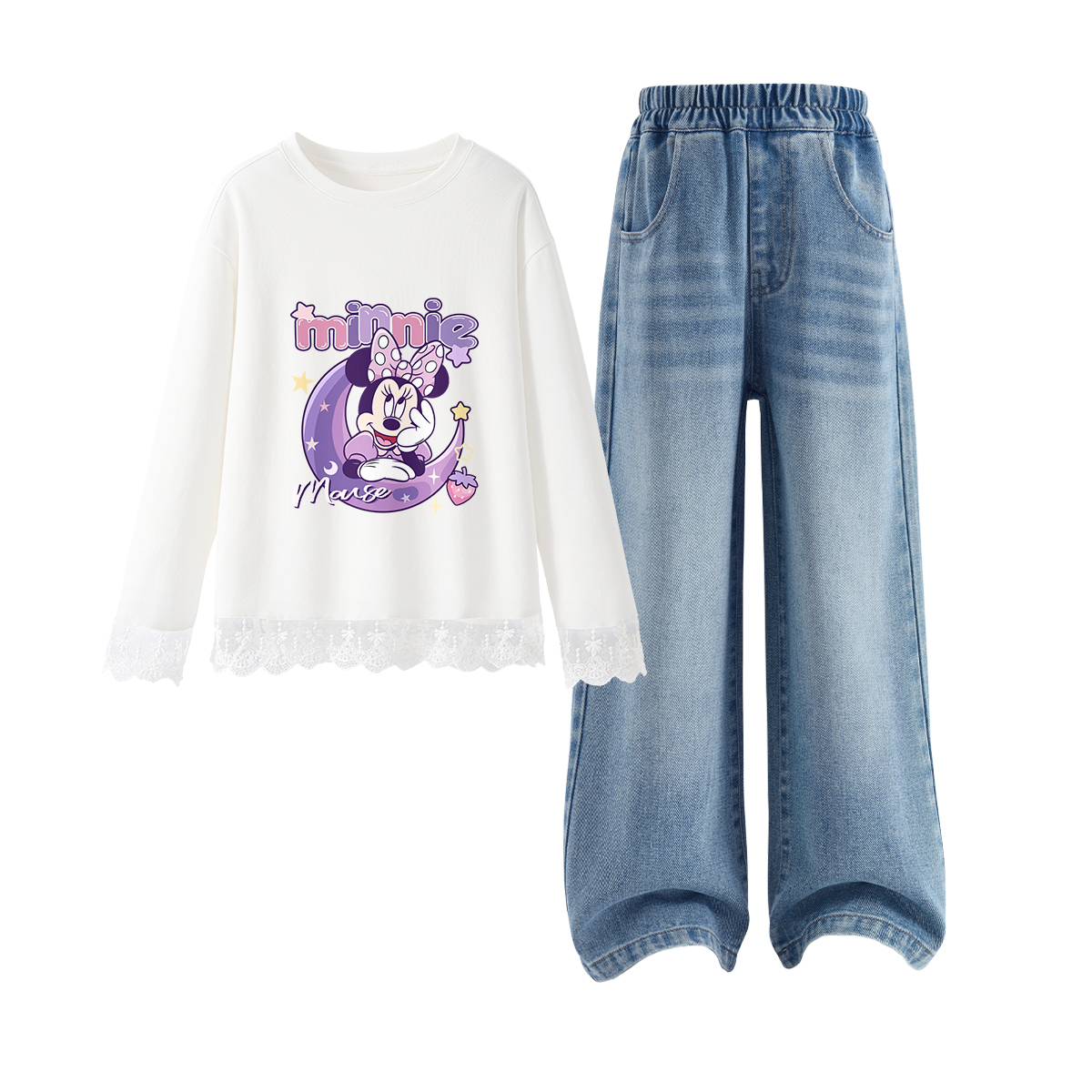 

Детская повседневная спортивная одежда Disney, светло-голубой