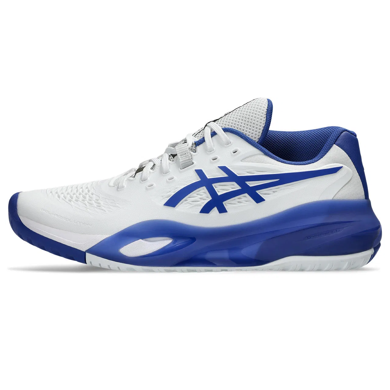 Мужские кроссовки для тенниса «GEL-Resolution 10» от ASICS, White/Dark Cobalt — фото 3