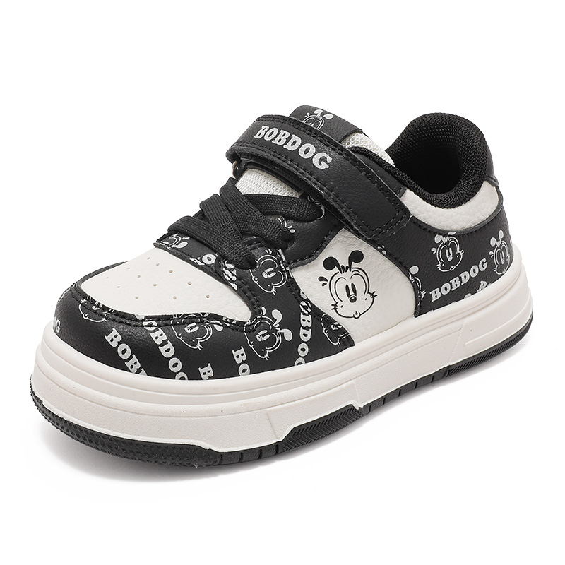 Детские скейтерские кроссовки Kids BOBDOG, черный/бежевый — фото 2