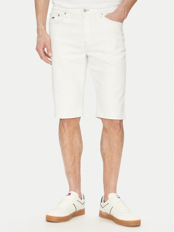 

Джинсовые шорты обычного кроя Ryan DM0DM20956 Tommy Jeans, белый