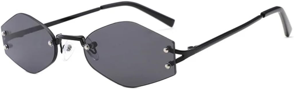 

Солнцезащитные очки с защитой UV400 | Металлические линзы в стиле стимпанк | Цветные линзы | Для женщин и мужчин | Для занятий спортом на открытом воздухе и вождения DSVIGF, Black-black