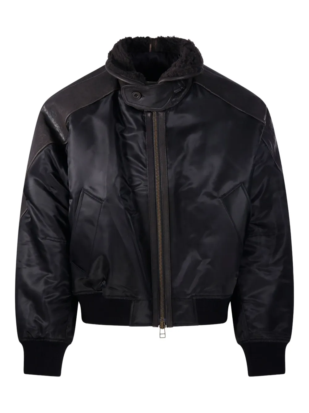 

Куртка с воротником из овчины Coor, коричневый