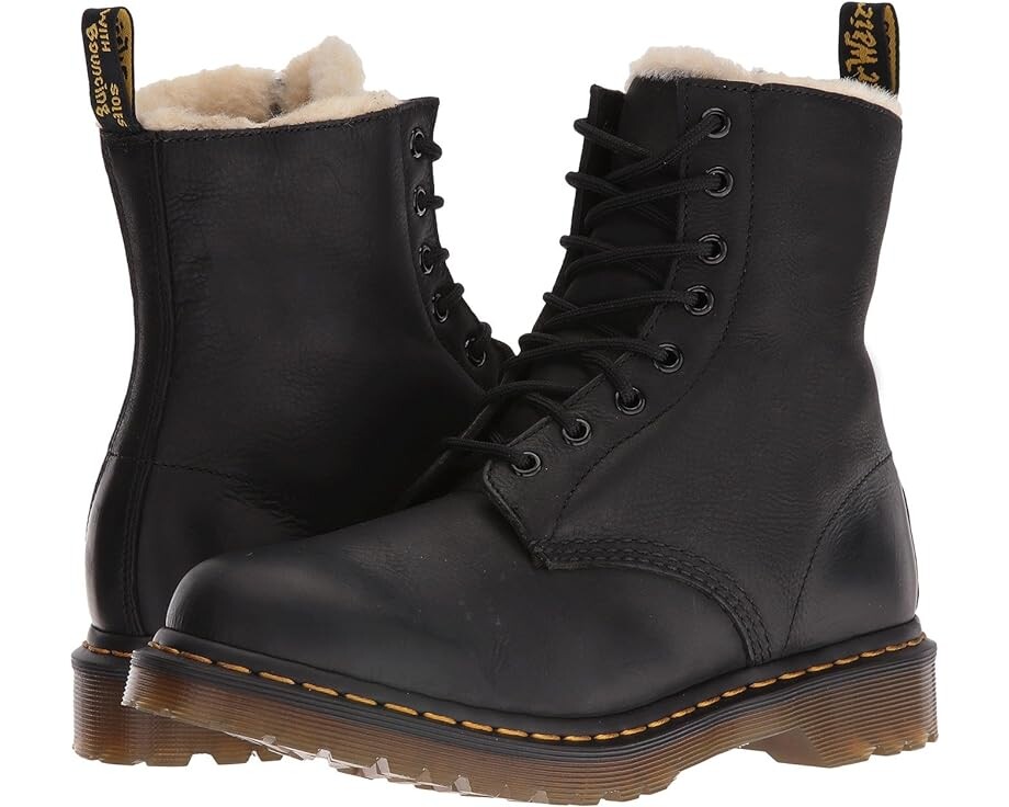 

Ботинки Dr. Martens Serena 8-Eye, цвет Black Burnished Wyoming