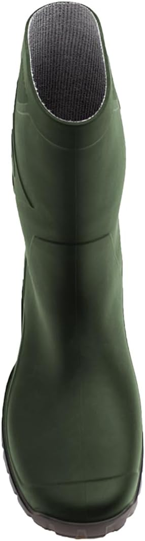 Dunlop Flying Dee - защитная обувь унисекс, ПВХ короткие резиновые сапоги до икры, 100 водонепроницаемые и химически стойкие, зеленый — фото 4