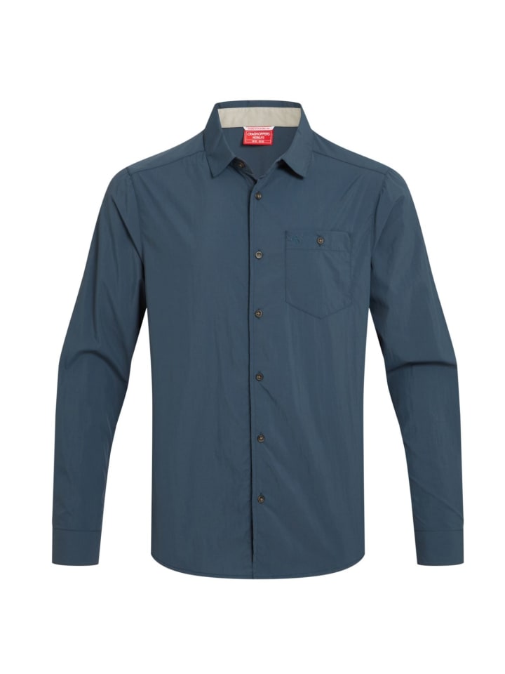 

Craghoppers Рубашка для активного отдыха NosiLife Nuor LS II, цвет Blue Stone