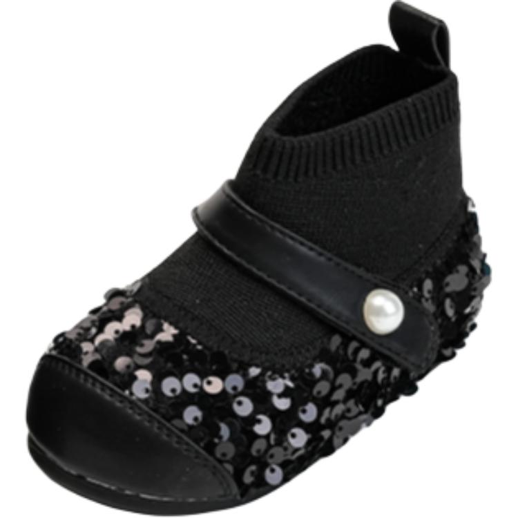 

Термоустойчивые противоскользящие высокие кроссовки для детей 3-7 лет QINUOSHU, черный Winter Style