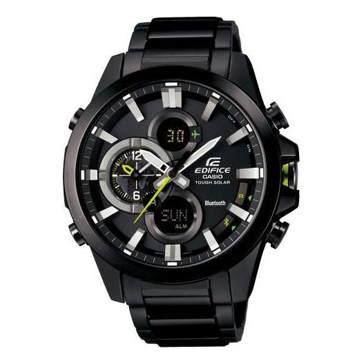 

Часы Men's CASIO EDIFICE Series Stylish Waterproof Quartz Movement Resin Strap Watch Black Mens, черный
