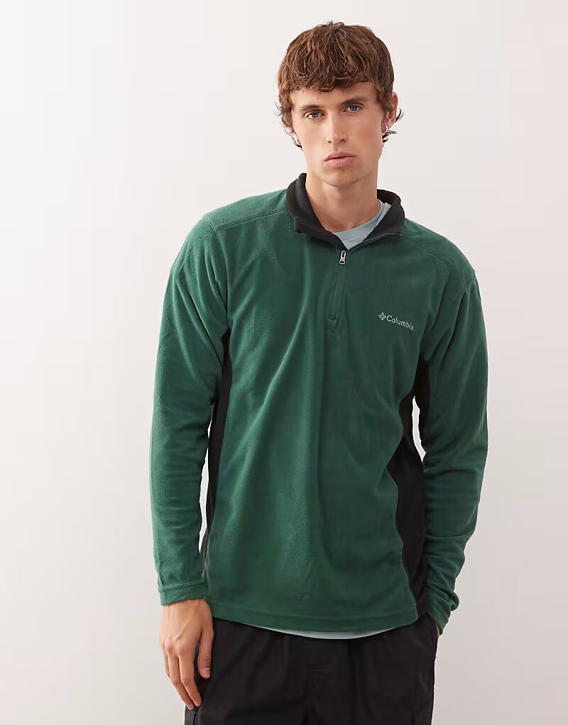 

Флисовая кофта Klamath Range II с полумолнией зеленого цвета Columbia, Зеленый, Флисовая кофта Klamath Range II с полумолнией зеленого цвета Columbia