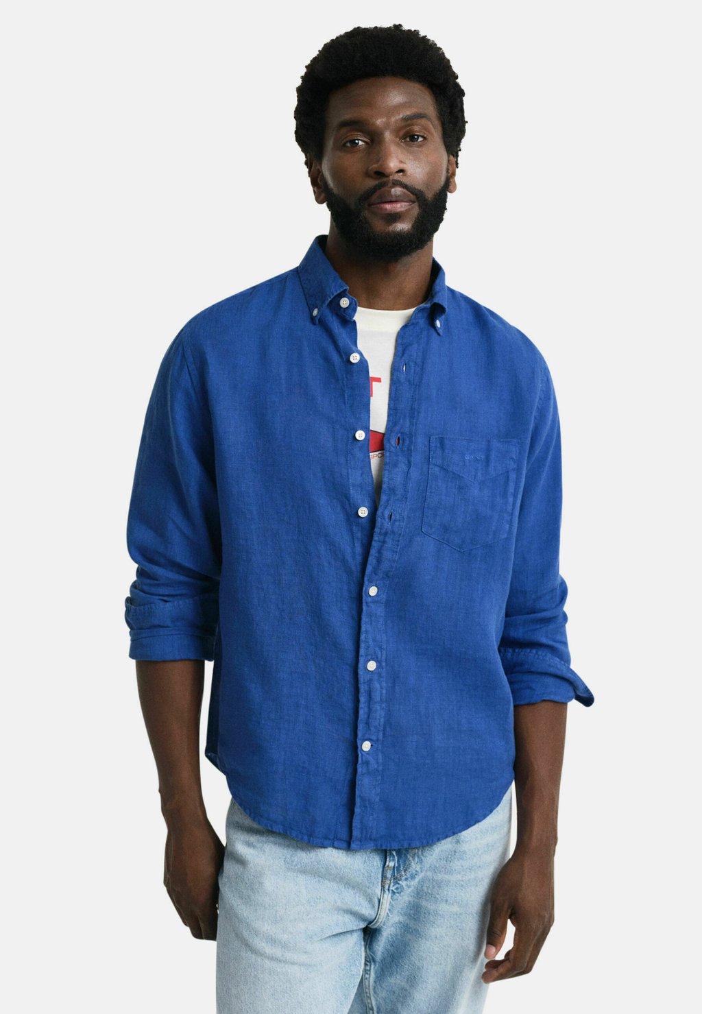 

Рубашка REG DYED GANT, синий