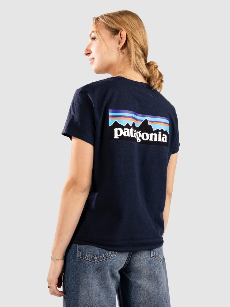 

Футболка Patagonia P-6 Logo Responsibili T-Shirt, new navy, Синий, Футболка Patagonia P-6 Logo Responsibili T-Shirt, new navy