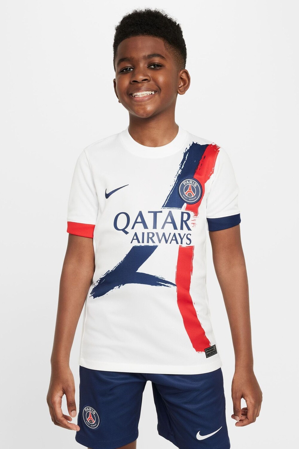 

Футболка Jr psg 24/25 для выездного стадиона Nike, белый