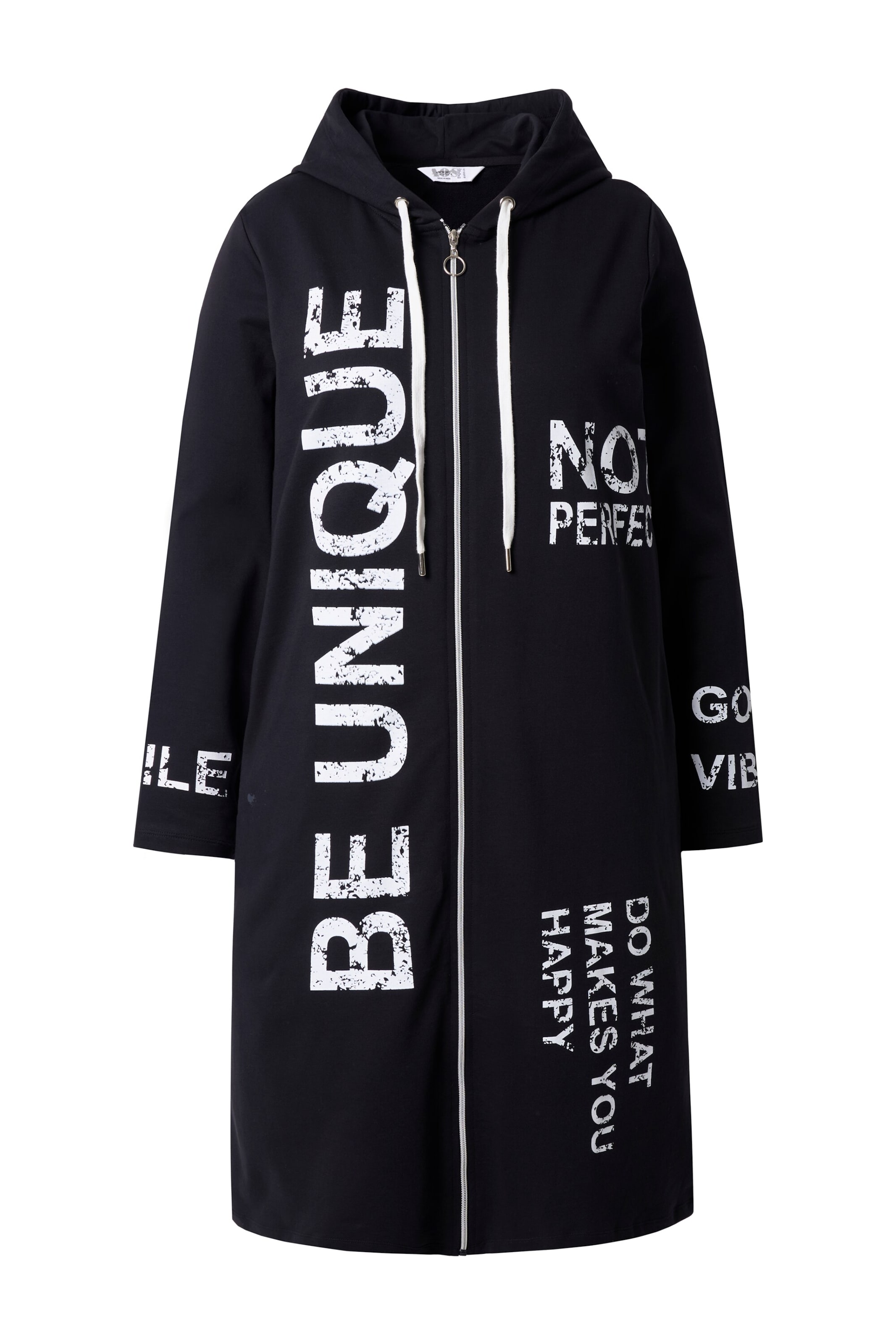 

Angel of Style Худи на молнии в черном цвете, Черный, Angel of Style Худи на молнии в черном цвете