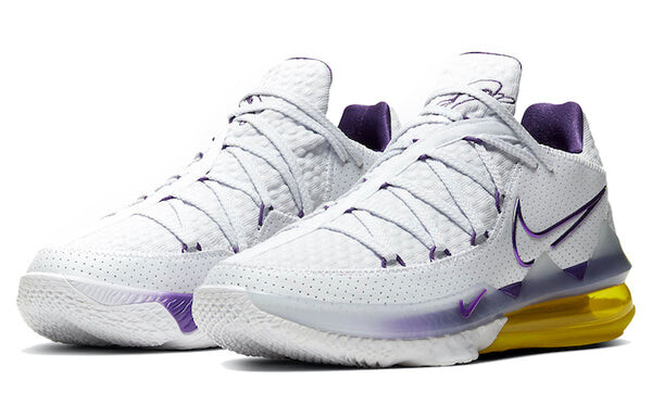 Кроссовки lebron 17 низкие Nike, белый — фото 3